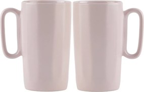 Ružové hrnčeky z kameniny v súprave 2 ks 330 ml Fuori – Vialli Design