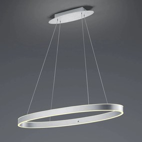 LED závesné svietidlo Delta, okrúhle, hliník matná