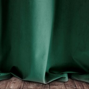 ZATEMŇOVACÍ ZÁVES NA KRÚŽKOCH PIERRE 140X250 CM TMAVOZELENÁ