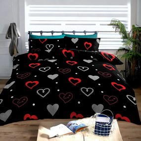 Bavlnené obliečky ROMEA BLACK 3-dielna sada 140x200 cm 9.90 €