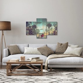 Obraz - mesto v budúcnosti (90x60 cm)