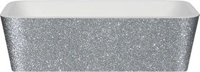 Besco Umývadlo na dosku z liateho mramoru Assos Glam S UM D 52x41x15 cm