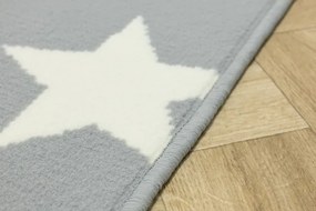 Koberec LUNA 533744/89944 hviezdy, sivý / krémový