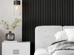 Mexen Lam-B, akustické stenové lamely 275 × 30 cm, HDF doska 4 mm, technická dyha, dub čierny striebristý, S100-275307-3015-025
