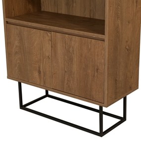 Knižnica Rea Black and Walnut