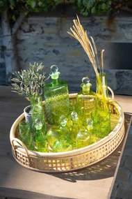 Prírodný oválny ratanový podnos s uchami Rattan / Bamboo M - 57*43*15 cm