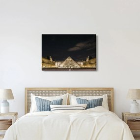 Obraz - Louvre v noci (90x60 cm)