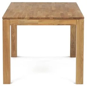 Autronic BONTEC Jedálenský stôl 160x90cm, masív, prírodný, DS-H160 DUB Farba: Prírodné