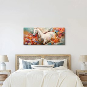 Obraz - Maľba koňa (120x50 cm)