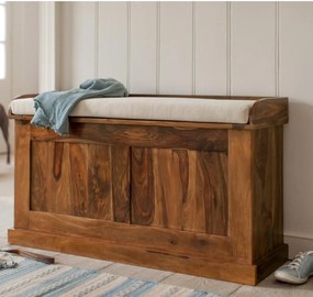 furniture-nabytek.cz - Truhla na sedenie z dreva palisander 105x60x40