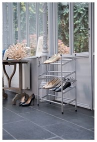 Kovová polička na topánky Compactor Stillito