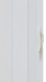 Skladacie dvere 001P biely dub matný 90 cm