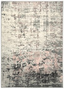 Alfa Carpets, Kusový koberec Beton powder pink, 80x150, ružová, chodba / predsieň
