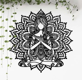 DUBLEZ | Boho mandala na stenu - Jogínka | Obraz