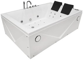 M-SPA - Kúpeľňová vaňa s hydromasážou 642 HC pravá 186 x 121 x 65 cm