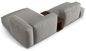 Svetlosivá modulárna rohová pohovka (pravý roh) Martina – Micadoni Home