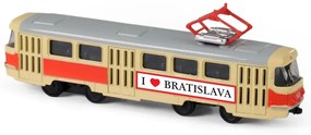 RAPPA Kovová električka na spätný chod Tatra T3 - BRATISLAVA - 16 cm