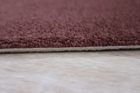 Lano - koberce a trávy Metrážny koberec Nano Smart 302 vínový - S obšitím cm