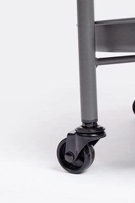 Oceľový servírovací stolík ø 44,5 cm Austin – Bizzotto