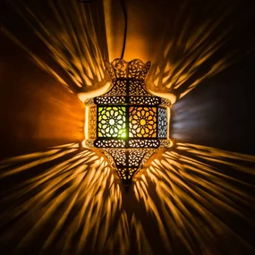 Arabská nástenná lampa Farida