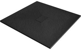 Mexen Hugo, SMC štvorcová sprchová vanička 100 x 100 cm, čierna matná, 42701010