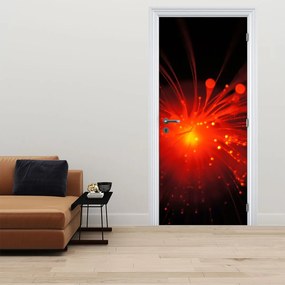 Fototapeta na dvere - Iskrenie, abstrakcia (95x205cm)