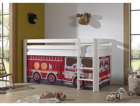 Detský záves k posteli 4 ks 195x75 cm Fire Truck – Vipack