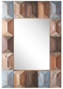 Nástenné zrkadlo 63 x 90 cm viacfarebné HIZOTE Beliani