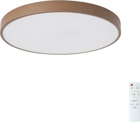Brilagi - LED stmievateľné stropné svietidlo POOL LED/60W/230V 3000-6000K 50 cm hnedé + diaľkové ovládanie