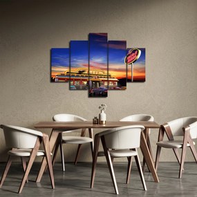 Obraz - Večerný bar (150x105 cm)