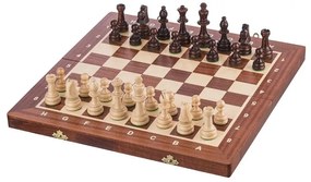 ČistéDrevo Drevené šachy 41 x 41 cm