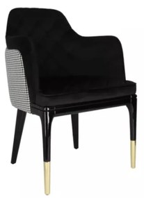 BELINI PLUS ČALÚNENÁ STOLIČKA black