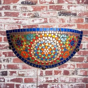 Mosaic lampa nástenná s vypínačom Moon COLOURS 30*17