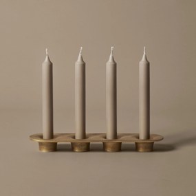Ferm Living Adventný svietnik Soothe Brass Finish