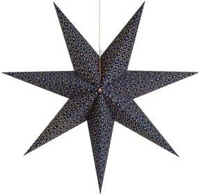 Tmavomodrá závesná vianočná svetelná dekorácia Baroque – Markslöjd