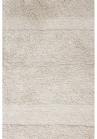 Krémový prateľný ručne tkaný bavlnený koberec 140x200 cm Bloom Natural – Lorena Canals