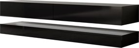 TV STOLIK SALLE ČIERNY LESK 140 cm