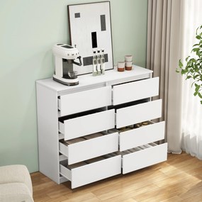 Komoda Houseland Clarity 02 matná biela