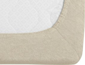 Froté plachta MOLTON cappuccino 180 x 200 cm