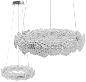 Toolight Toolight, LED závesné svietidlo 57cm, 36W, 4000K, MS017-CP, chrómová, OSW-09629