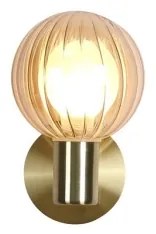 Searchlight 30506GO - Nástenné svietidlo LUMINSPHERE 1xG9/7W/230V mosadz