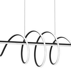 Závesné LED svietidlo Twist, 1x LED 90w, 4000k, b