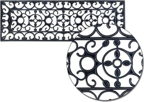 Gumová rohožka VICTORY 74,4x25,2 cm čierna
