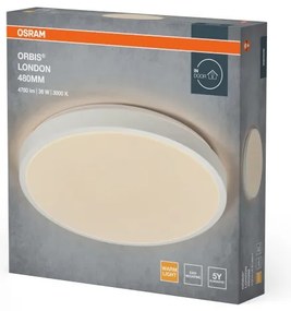 Osram - LED Stropné svietidlo ORBIS LONDON LED/36W/230V pr. 48 cm biele