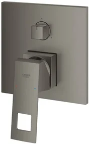 Sprchová a vaňová batéria GROHE EUROCUBE bez podomietkového telesa kartáčovaný Hard Graphite 24094AL0