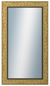 DANTIK - Zrkadlo v rámu, rozmer s rámom 50x90 cm z lišty PRAHA zlatá (2752)