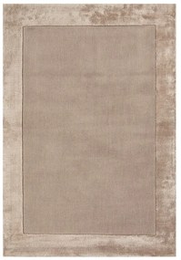 Svetlohnedý ručne tkaný koberec s prímesou vlny 160x230 cm Ascot – Asiatic Carpets