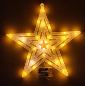 Foxter Svietiaca LED hviezda XXL 40 cm teplá biela
