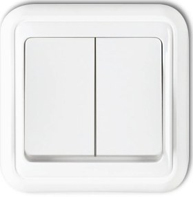 L WPT-2 Vypínač na svetlo Liza biely