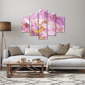 Obraz - Ružová abstrakcia (150x105 cm)